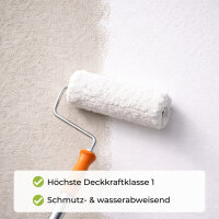 Silikonharz Fassadenfarbe Weiß 1l, 1 L ca. 6 m²