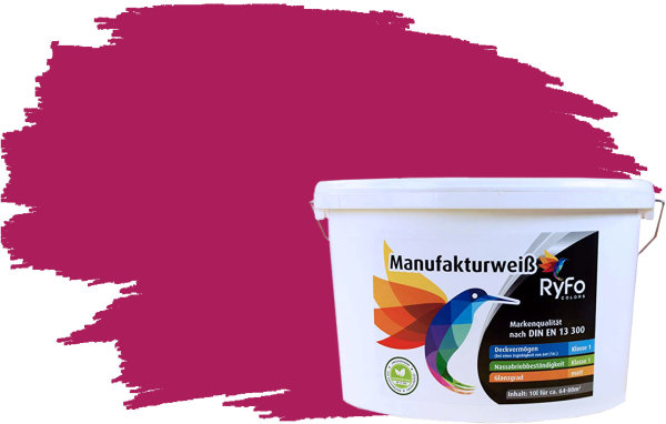 RyFo Colors Manufakturweiß Trend Bougainvillearot 10l