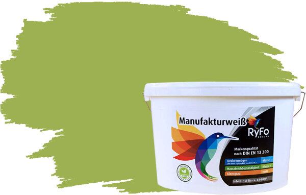 Manufakturweiß Trend Olivgrün 10l, 1 L reicht für ca. 8 m²