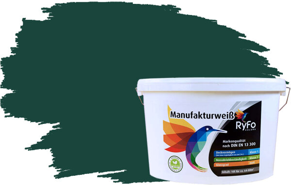 Manufakturweiß Trend Dschungelgrün 10l, 1 L reicht für ca. 8 m²