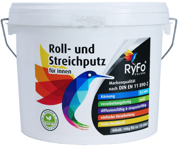 RyFo Colors Roll- und Streichputz für innen 10kg