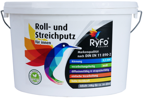 RyFo Colors Roll- und Streichputz f&uuml;r innen 20kg