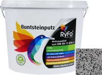 RyFo Colors Buntsteinputz Classic Line 107: weiß/schwarz 25kg