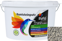 RyFo Colors Buntsteinputz Classic Line 108: grau/schwarz/weiß 15kg
