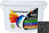 RyFo Colors Buntsteinputz Classic Line 109: schwarz/wei&szlig; 15kg