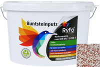 RyFo Colors Buntsteinputz Classic Line 111: grau/rot 15kg