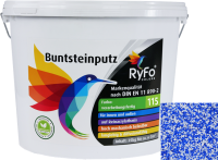 RyFo Colors Buntsteinputz Classic Line 115: blau/weiß 25kg