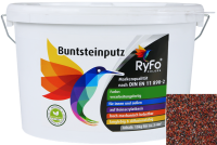 RyFo Colors Buntsteinputz Classic Line 101: orange/schwarz/wei&szlig; 15kg