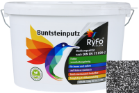 RyFo Colors Buntsteinputz Classic Line 100: schwarz/grau/weiß 15kg