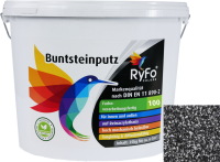 RyFo Colors Buntsteinputz Classic Line 100: schwarz/grau/weiß 25kg