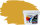 RyFo Colors Silikonharz Fassadenfarbe Lotuseffekt Trend  Currygelb 6l