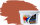 RyFo Colors Silikonharz Fassadenfarbe Lotuseffekt Trend  Rotorange 10l