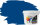RyFo Colors Silikonharz Fassadenfarbe Lotuseffekt Trend  Enzianblau 3l