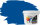 RyFo Colors Silikonharz Fassadenfarbe Lotuseffekt Trend  Verkehrsblau 3l