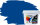 RyFo Colors Silikonharz Fassadenfarbe Lotuseffekt Trend  Signalblau 6l