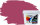 RyFo Colors Silikonharz Fassadenfarbe Lotuseffekt Trend Fuchsiarot 6l
