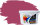 RyFo Colors Silikonharz Fassadenfarbe Lotuseffekt Trend Fuchsiarot 10l