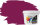 RyFo Colors Silikonharz Fassadenfarbe Lotuseffekt Trend Deep Purple-Lila 3l