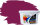 RyFo Colors Silikonharz Fassadenfarbe Lotuseffekt Trend Deep Purple-Lila 10l