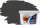 RyFo Colors Silikonharz Fassadenfarbe Lotuseffekt Trend Graphitschwarz 12,5l