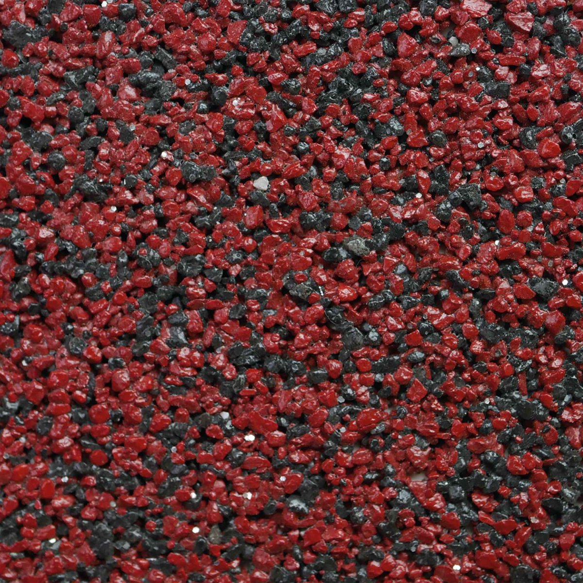 Mosaikputz Buntsteinputz BP 80 (rotbraun, Schwarz) 20 Kg Fertigputz Sockelputz